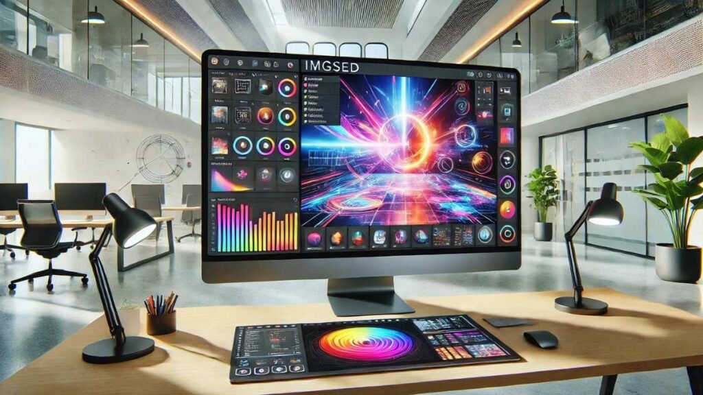 ImgSed Advanced Image Editing Interface on Desktop Screen
