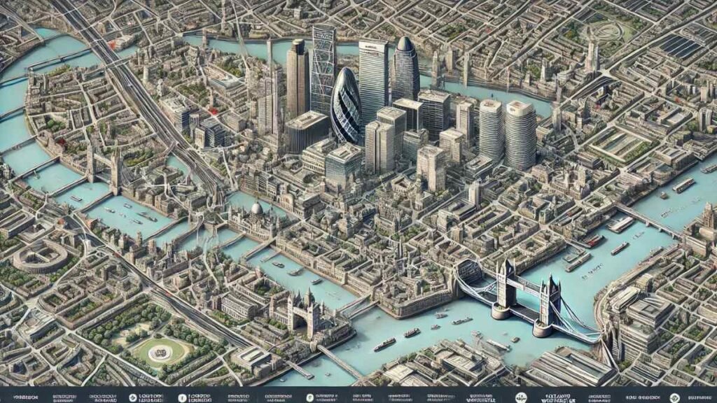 London Central Business District Map