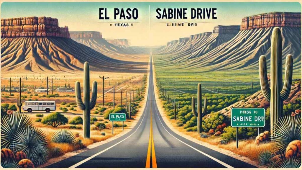 El Paso to Sabine Drive