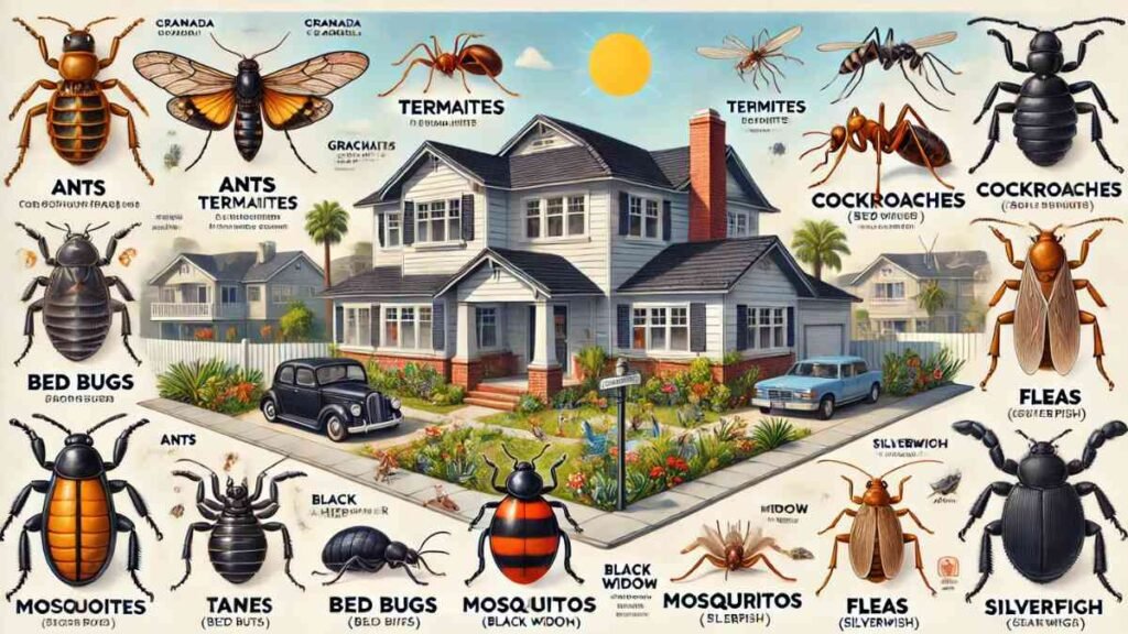 Most Common Bugs in Granada Hills California