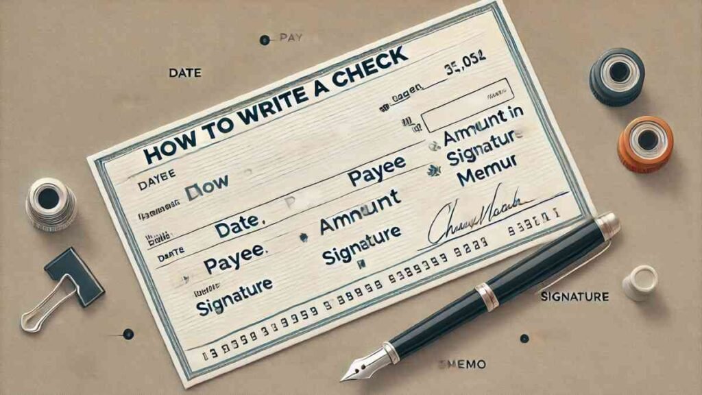 How to Write a Check