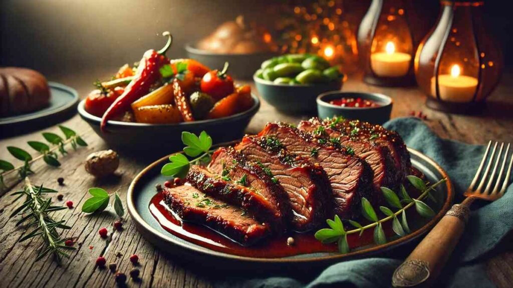 James Martin Slow-Cooked Brisket Recipe