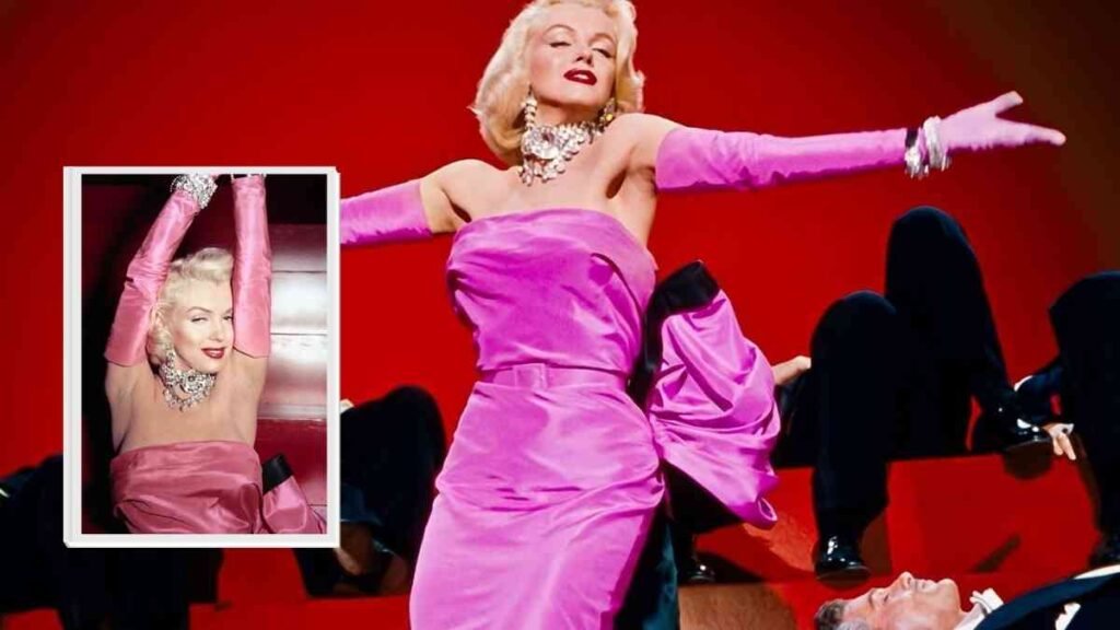 Marilyn Monroe Pink Dress